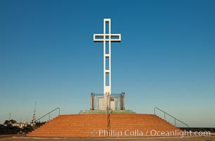 The Mount Soledad Cross, a landmark in La Jolla, California. The Mount Soledad Cross is a 29-foot-tall cross erected in 1954