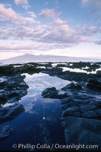 Tidepools and Molokai from west Maui