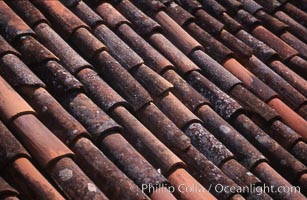 Tile rooftop, Ponta Delgada, Sao Miguel Island