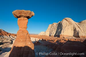 Toadstool Hoodoos near the Paria Rimrocks.