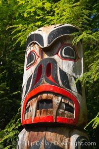 Totem pole, Capilano Suspension Bridge, Vancouver, British Columbia, Canada