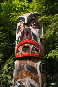 Totem pole, Capilano Suspension Bridge, Vancouver, British Columbia, Canada