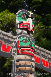 Totem pole, Capilano Suspension Bridge, Vancouver, British Columbia, Canada