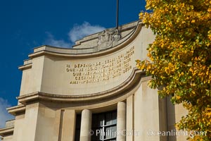 Trocadero. The Trocadero, site of the Palais de Chaillot, is an area of Paris, France, in the 16th arrondissement, across the Seine from the Eiffel Tower