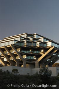 UCSD Library (Geisel Library, UCSD Central Library), University of California, San Diego, La Jolla