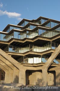 UCSD Library (Geisel Library, UCSD Central Library), University of California, San Diego, La Jolla