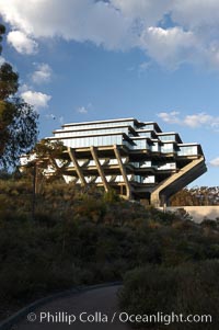 UCSD Library (Geisel Library, UCSD Central Library), University of California, San Diego, La Jolla