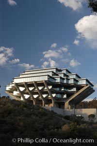 UCSD Library (Geisel Library, UCSD Central Library), University of California, San Diego, La Jolla