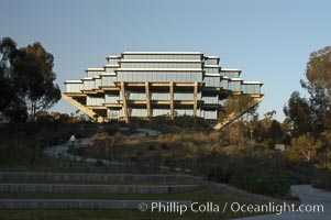 UCSD Library (Geisel Library, UCSD Central Library), University of California, San Diego, La Jolla