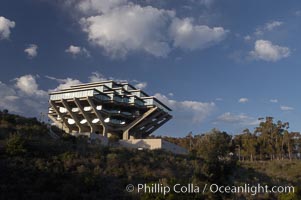 UCSD Library (Geisel Library, UCSD Central Library), University of California, San Diego, La Jolla