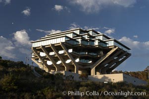 UCSD Library (Geisel Library, UCSD Central Library), University of California, San Diego, La Jolla