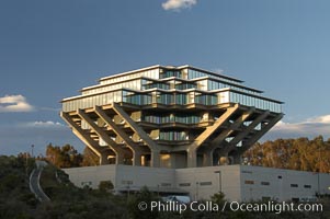 UCSD Library (Geisel Library, UCSD Central Library), University of California, San Diego, La Jolla