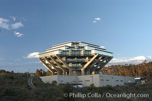 UCSD Library (Geisel Library, UCSD Central Library), University of California, San Diego, La Jolla