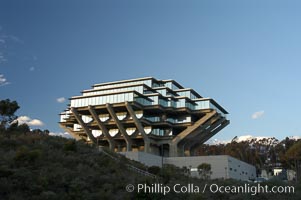 UCSD Library (Geisel Library, UCSD Central Library), University of California, San Diego, La Jolla