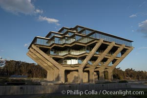 UCSD Library (Geisel Library, UCSD Central Library), University of California, San Diego, La Jolla