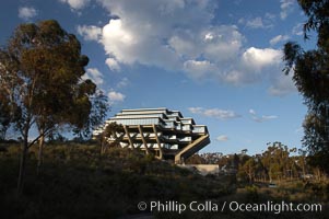 UCSD Library (Geisel Library, UCSD Central Library), University of California, San Diego, La Jolla