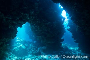 Underwater cavern, Grand Cayman Island