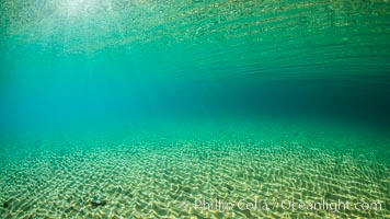 Underwater Light and Sand, Lake Tahoe, Nevada