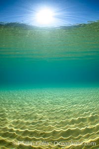 Underwater Light and Sand, Lake Tahoe, Nevada