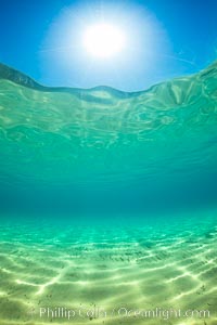 Underwater Light and Sand, Lake Tahoe, Nevada