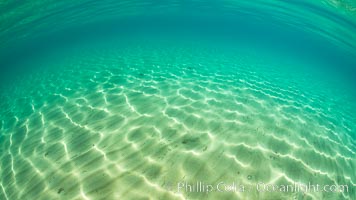 Underwater Light and Sand, Lake Tahoe, Nevada