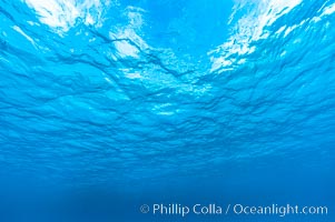 Sunlight and clouds are visible through the clear ocean waters of the Northern Bahamas