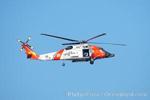 United States Coast Guard HH-60 Jayhawk helicopter in flight