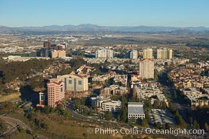 University City, a community in La Jolla, hotels and office buildings