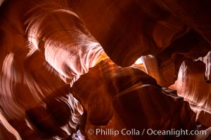 Upper Antelope Canyon, a spectacular slot canyon near Page, Arizona, Navajo Tribal Lands