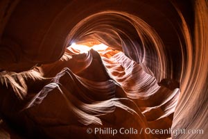 Upper Antelope Canyon, a spectacular slot canyon near Page, Arizona, Navajo Tribal Lands