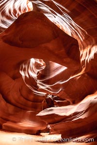 Upper Antelope Canyon, a spectacular slot canyon near Page, Arizona, Navajo Tribal Lands