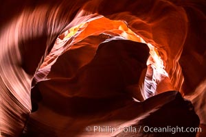 Upper Antelope Canyon, a spectacular slot canyon near Page, Arizona, Navajo Tribal Lands