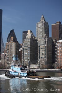 New York Citys Upper East Side, viewed from the East River, Manhattan