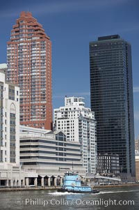 New York Citys Upper East Side, viewed from the East River, Manhattan