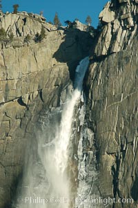 Yosemite Falls, winter, Yosemite Valley, Yosemite National Park, California