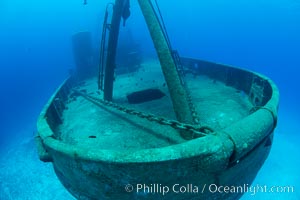 USS Kittiwake wreck, sunk off Seven Mile Beach on Grand Cayman Island to form an underwater marine park and dive attraction