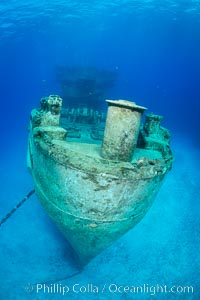 USS Kittiwake wreck, sunk off Seven Mile Beach on Grand Cayman Island to form an underwater marine park and dive attraction