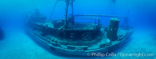 USS Kittiwake wreck, sunk off Seven Mile Beach on Grand Cayman Island to form an underwater marine park and dive attraction