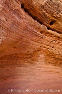 Striated sandstone formations, layers showing eons of geologic history, Valley of Fire State Park