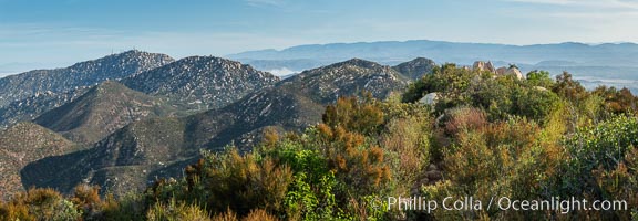 View from Iron Mountain, over Poway and San Diego