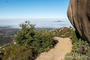 View from Mt. Woodson and Potato Chip Rock, over San Diego and Poway