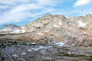 Vogelsang Peak (11516') viewed from Vogelsang Lake, Yosemite National Park, California