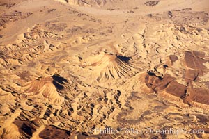 Volcanic cinder cones and foothills, west of Salton Sea