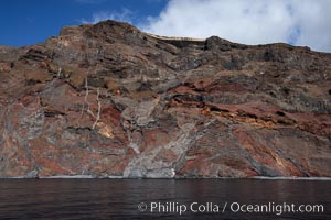 Volcanic cliffs, north end of Guadalupe Island, Guadalupe Island (Isla Guadalupe)