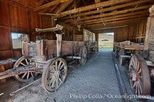 Wagon, near I.O.O.F. Hall. Bodie State Historical Park, California, USA, natural history stock photograph, photo id 23133