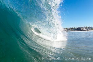 Cardiff-by-the-Sea, morning surf, breaking wave, Cardiff by the Sea, California