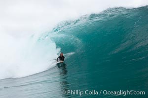 The Wedge, overcast day, Newport Beach, California