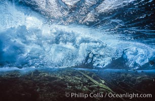 Waves Break over the Fore Reef at Rose Atoll, American Samoa, Rose Atoll National Wildlife Refuge