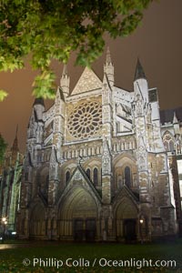 Westminster Abbey at Night, London, United Kingdom