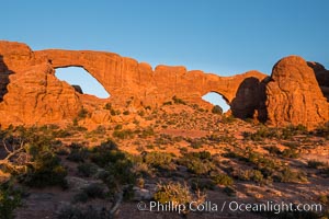 Windows at Sunrise, Arches National Park